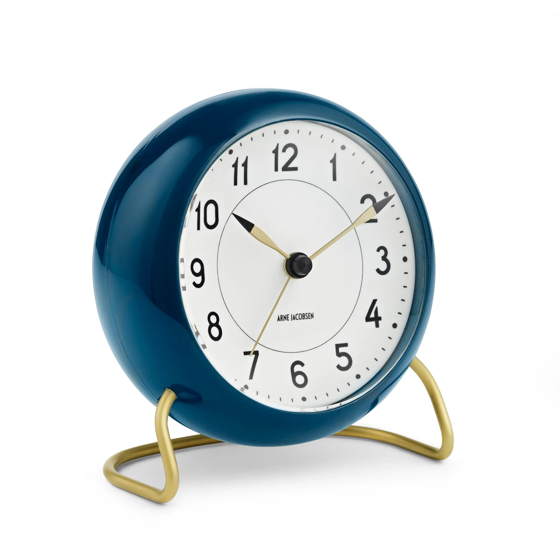 Arne Jacobsen - Arne Jacobsen Blå Station bordur med alarm, ø 11 cm