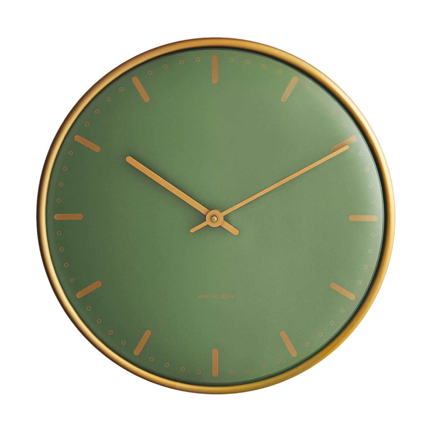 Arne Jacobsen Clocks Arne Jacobsen – City Hall vægur – Ø21 cm – Grøn