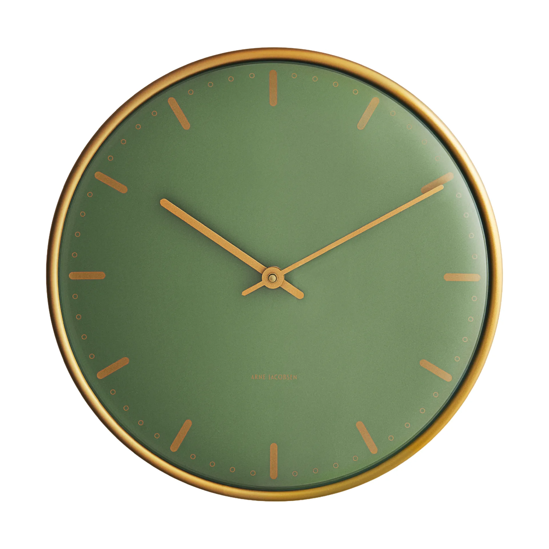 Arne Jacobsen Clocks Arne Jacobsen City Hall ur Grøn, Ø29 cm