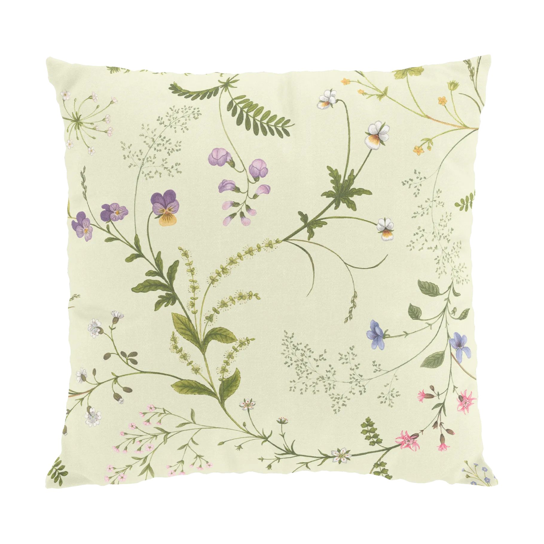 Arvidssons Textil Housse de coussin Blomsteryra cm Jaune