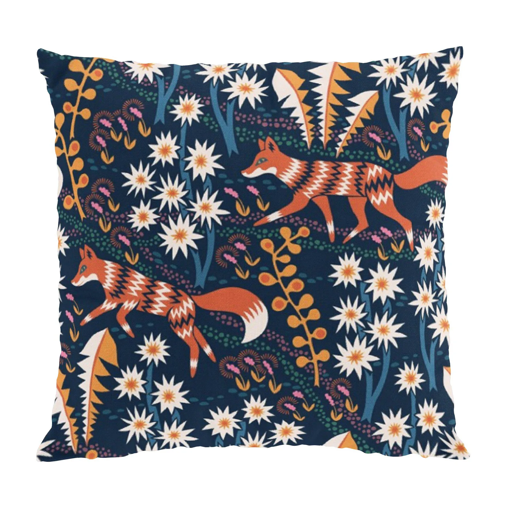 Arvidssons Textil Housse de coussin Stjärnspeja cm Bleu foncé