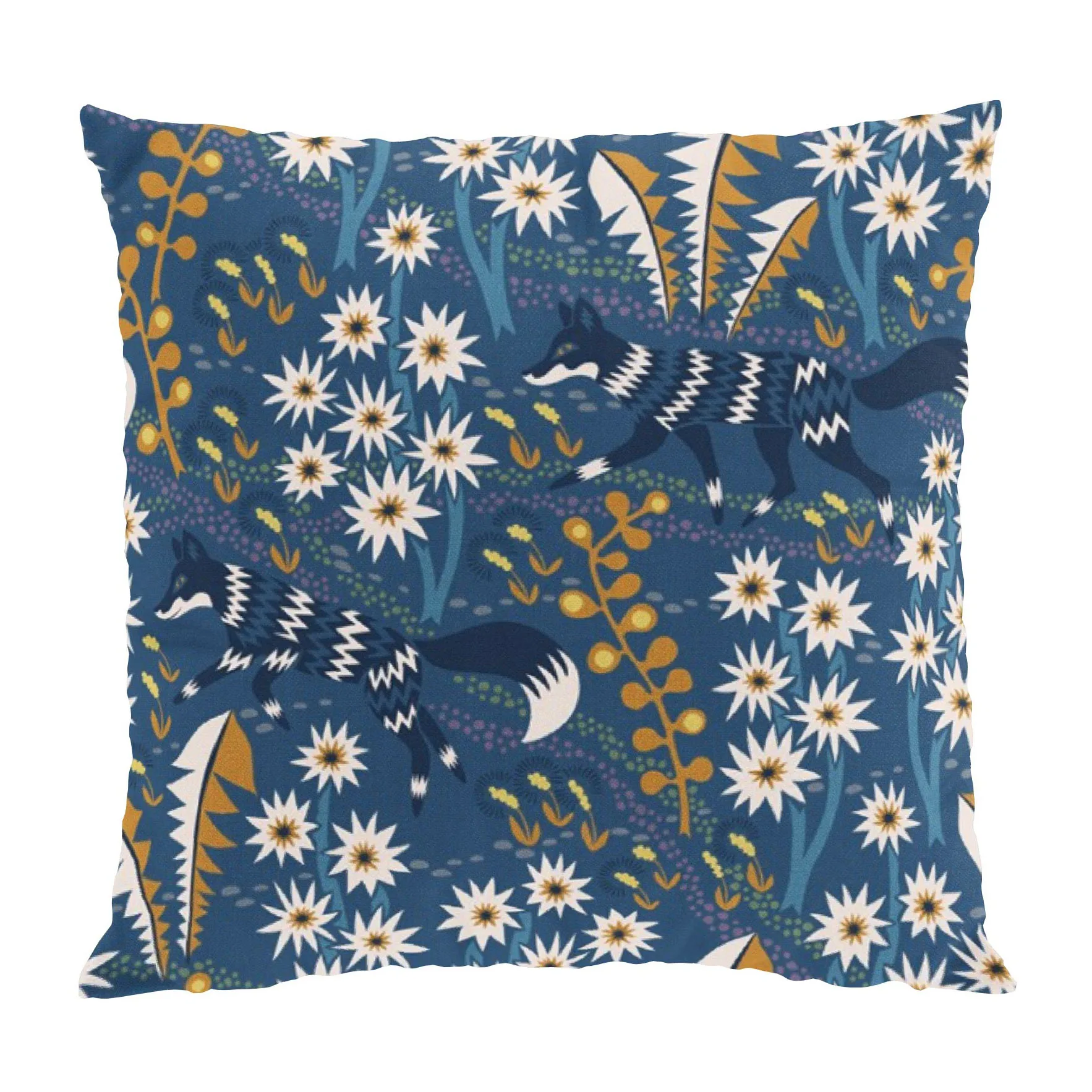 Arvidssons Textil Housse de coussin Stjärnspeja cm Bleu