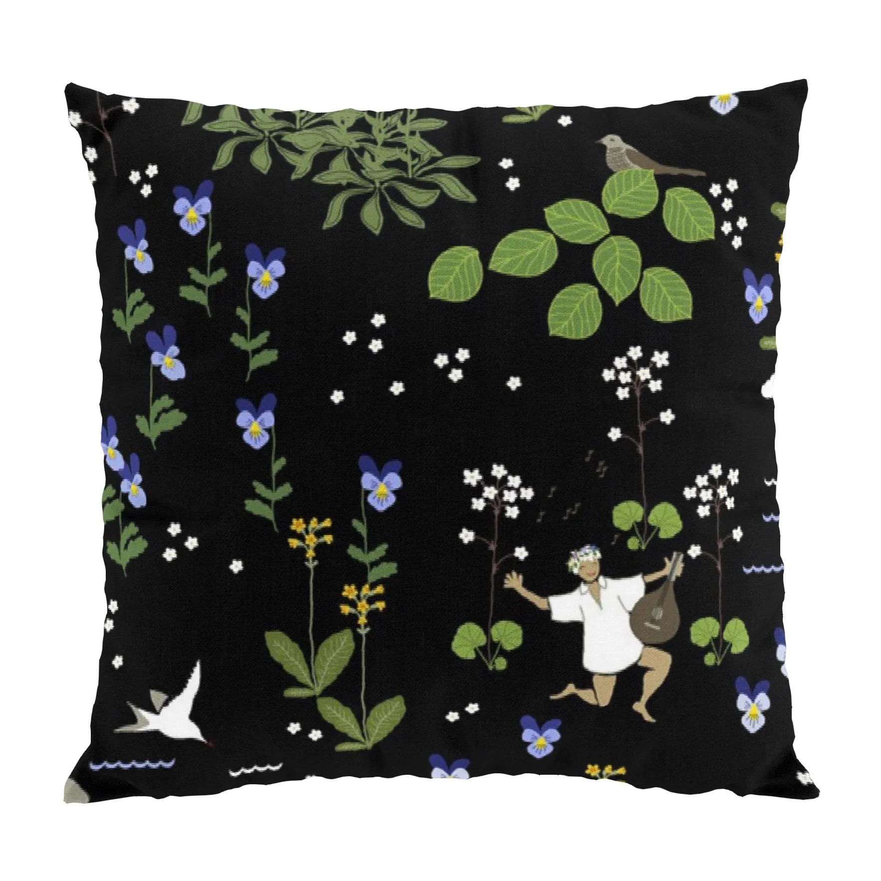 Arvidssons Textil Taie Rönnerdahl cm Noir-vert