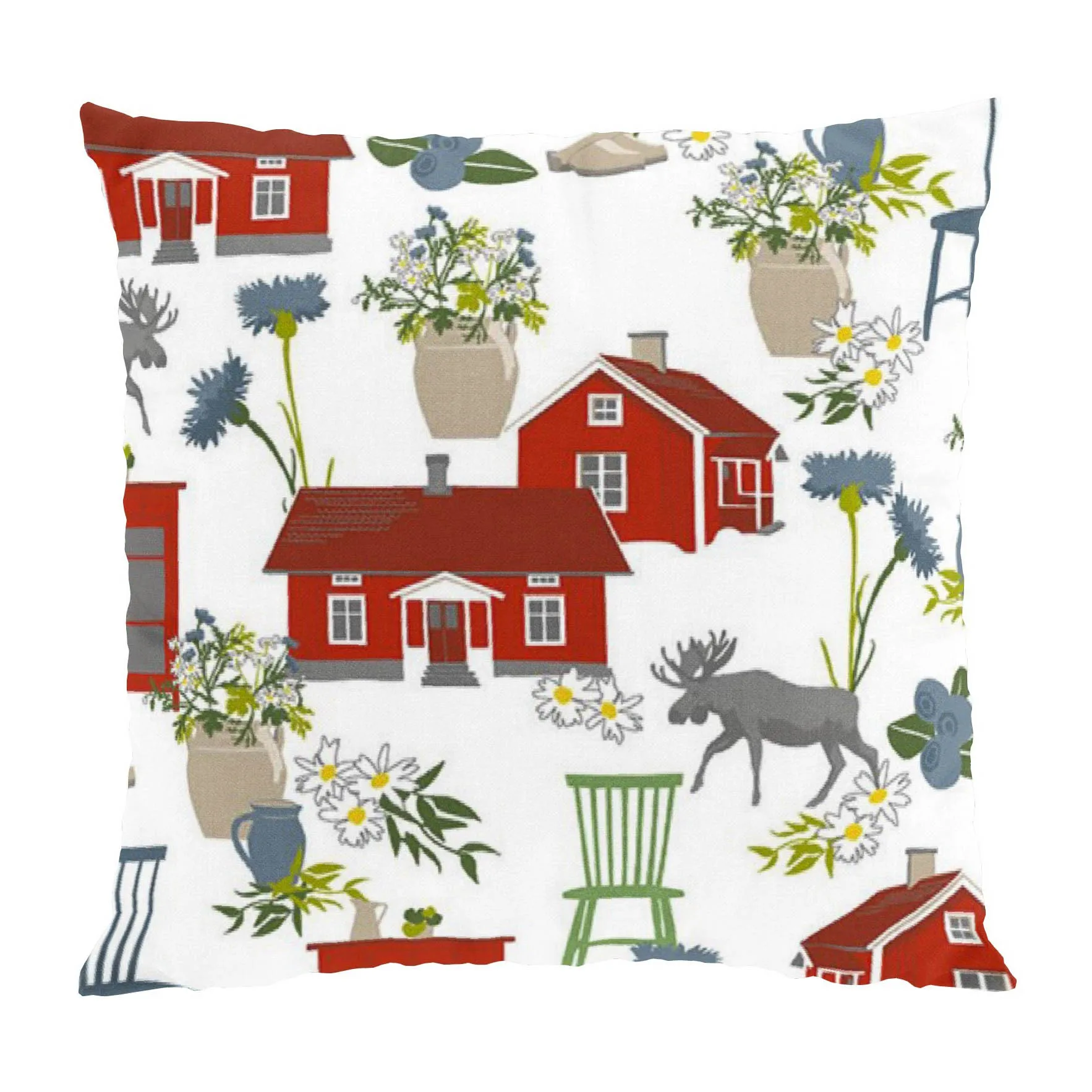 Arvidssons Textil Taie Strövtåg cm Rouge