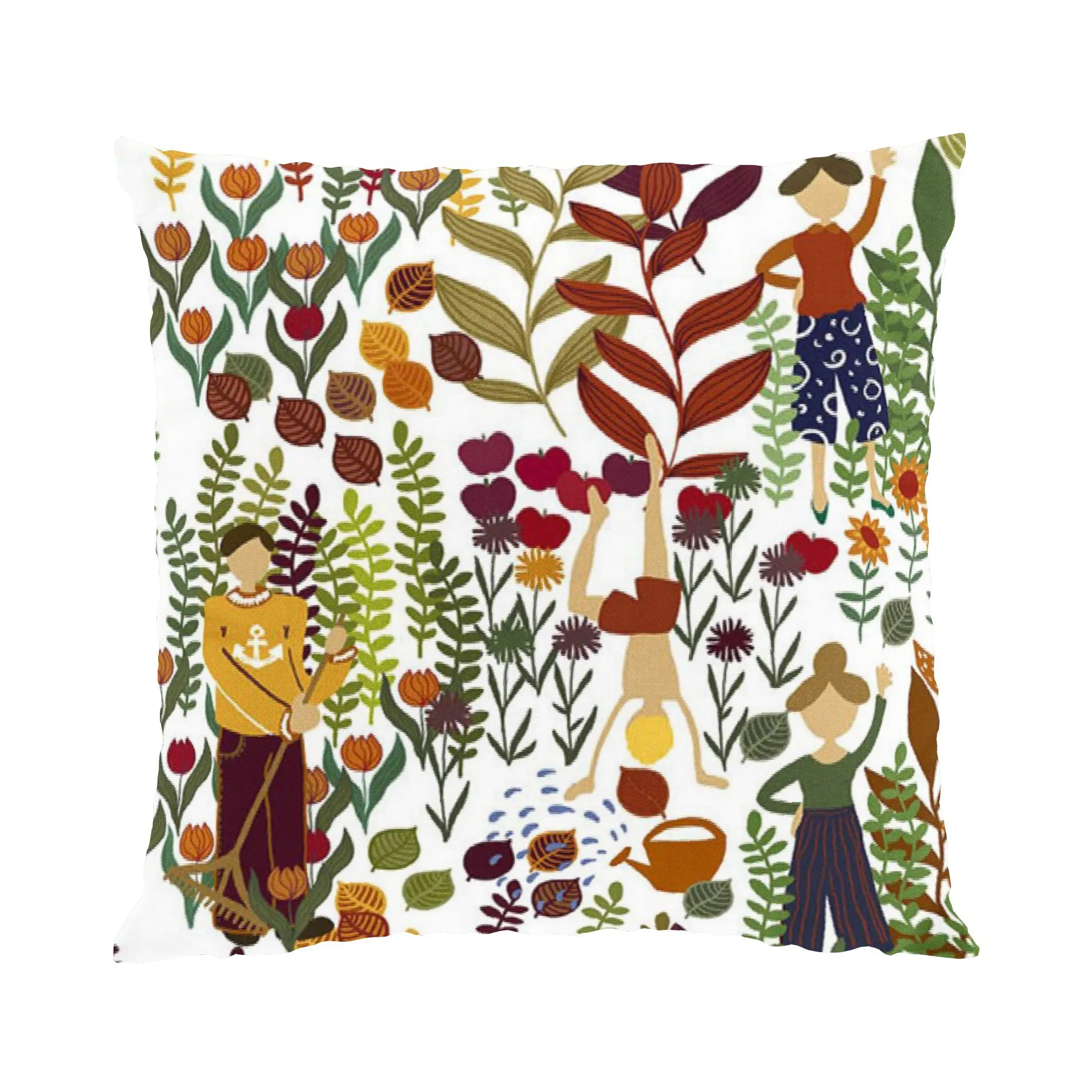 Arvidssons Textil Taie Trädgård cm Rouille