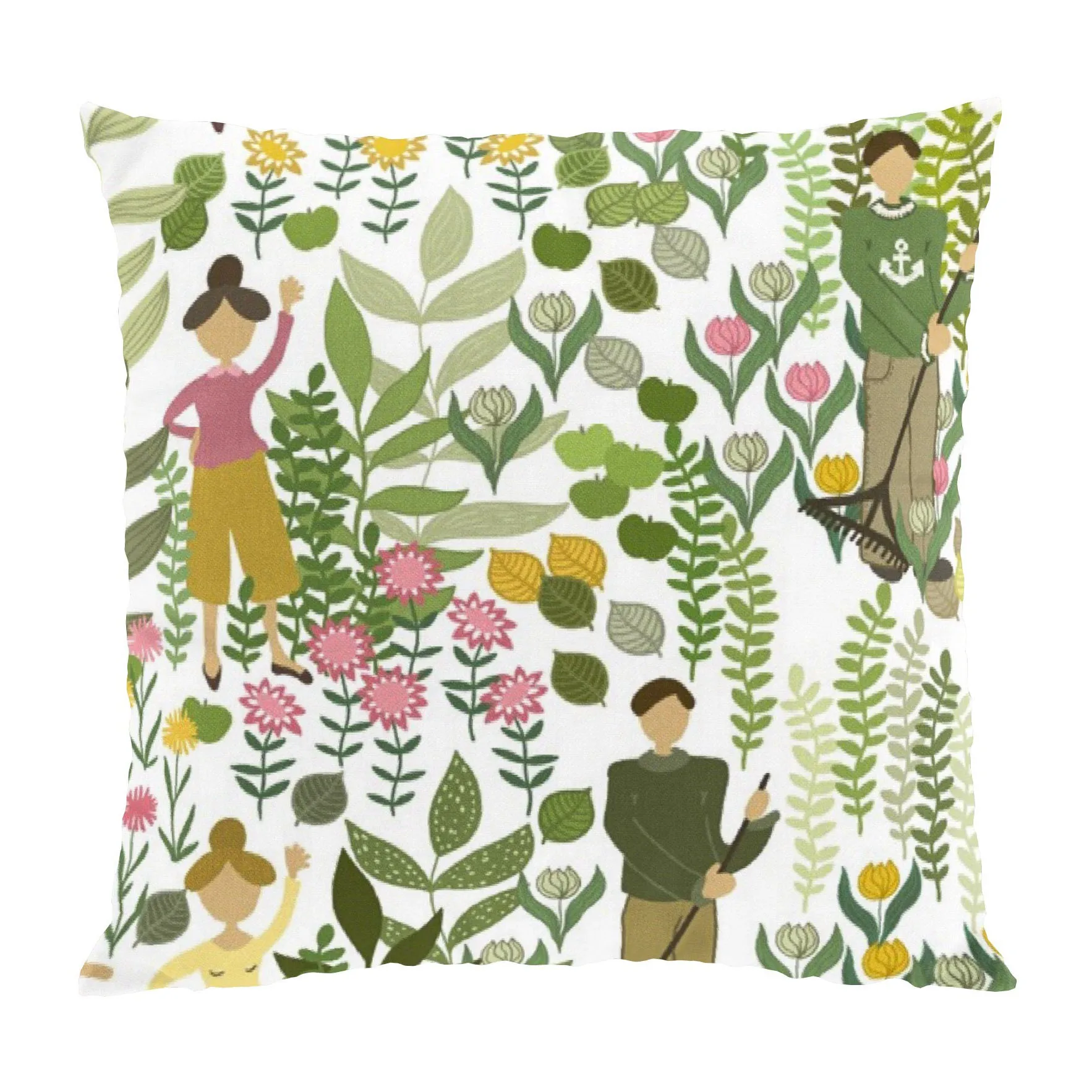 Arvidssons Textil Taie Trädgård cm Vert