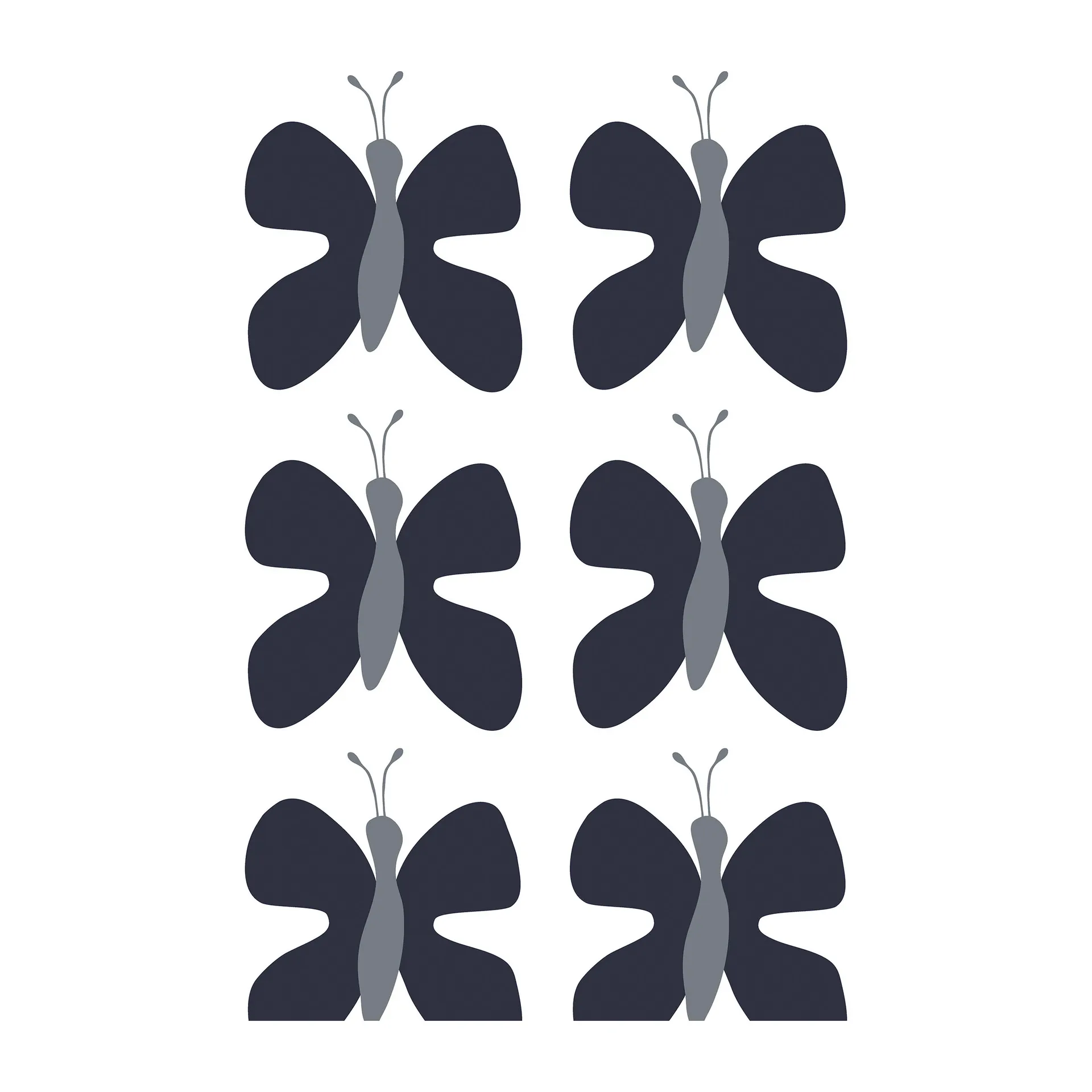 Arvidssons Textil Tissu Fjäril Bleu