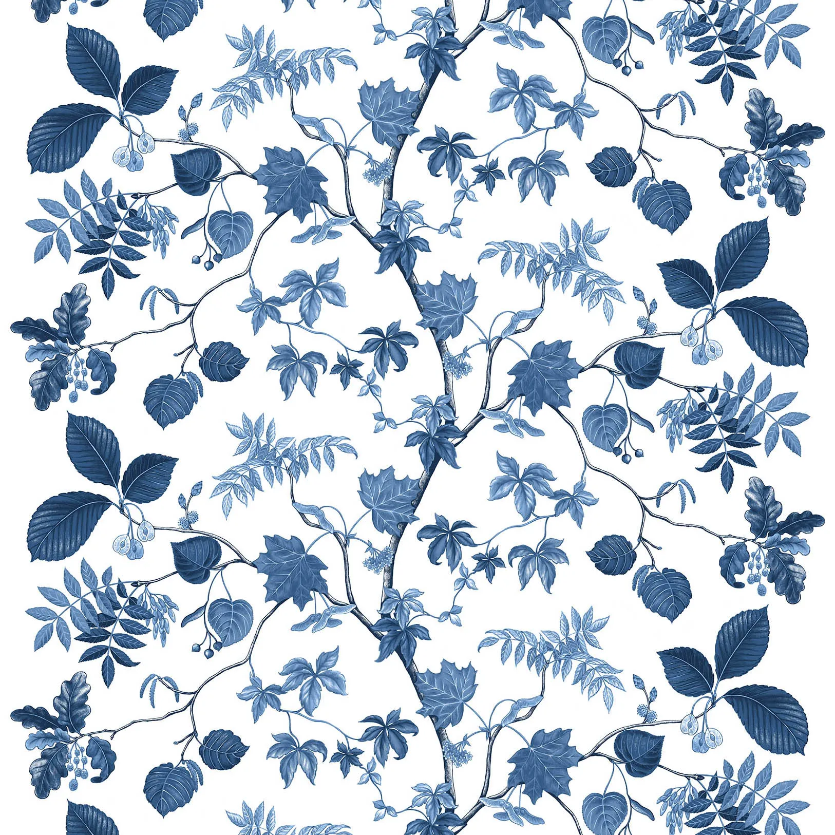 Arvidssons Textil Tissu Liv Bleu