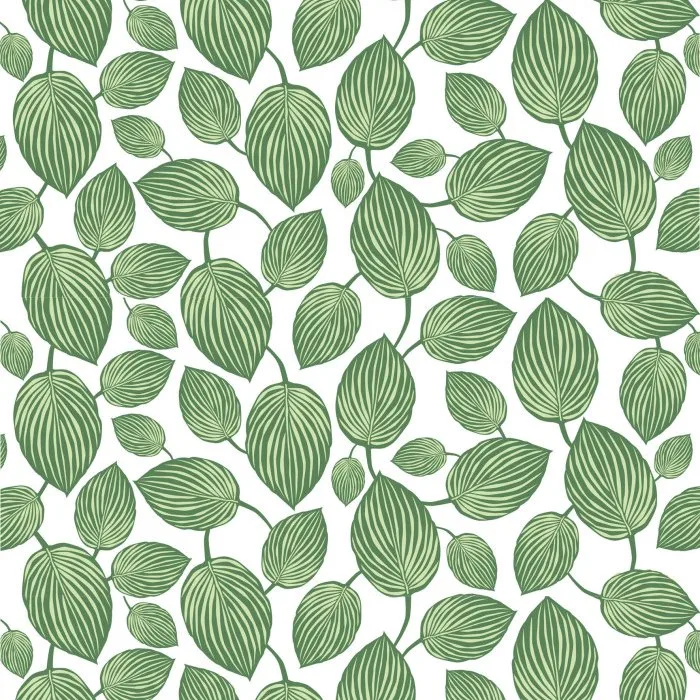 Arvidssons Textil Tissu Lyckans Blad vert