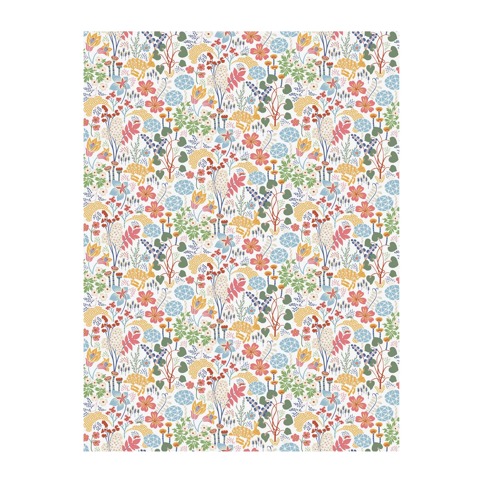 Arvidssons Textil Tissu Lyckeflyckt Multicolore