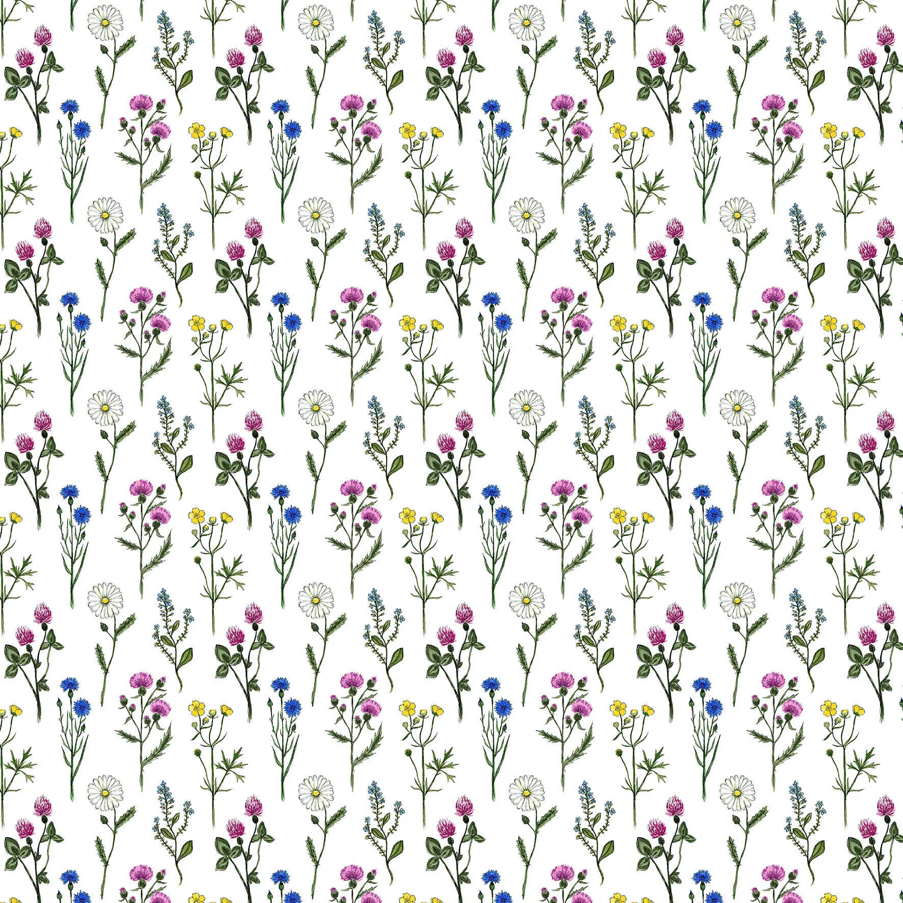 Arvidssons Textil Tissu Midsommar Multi