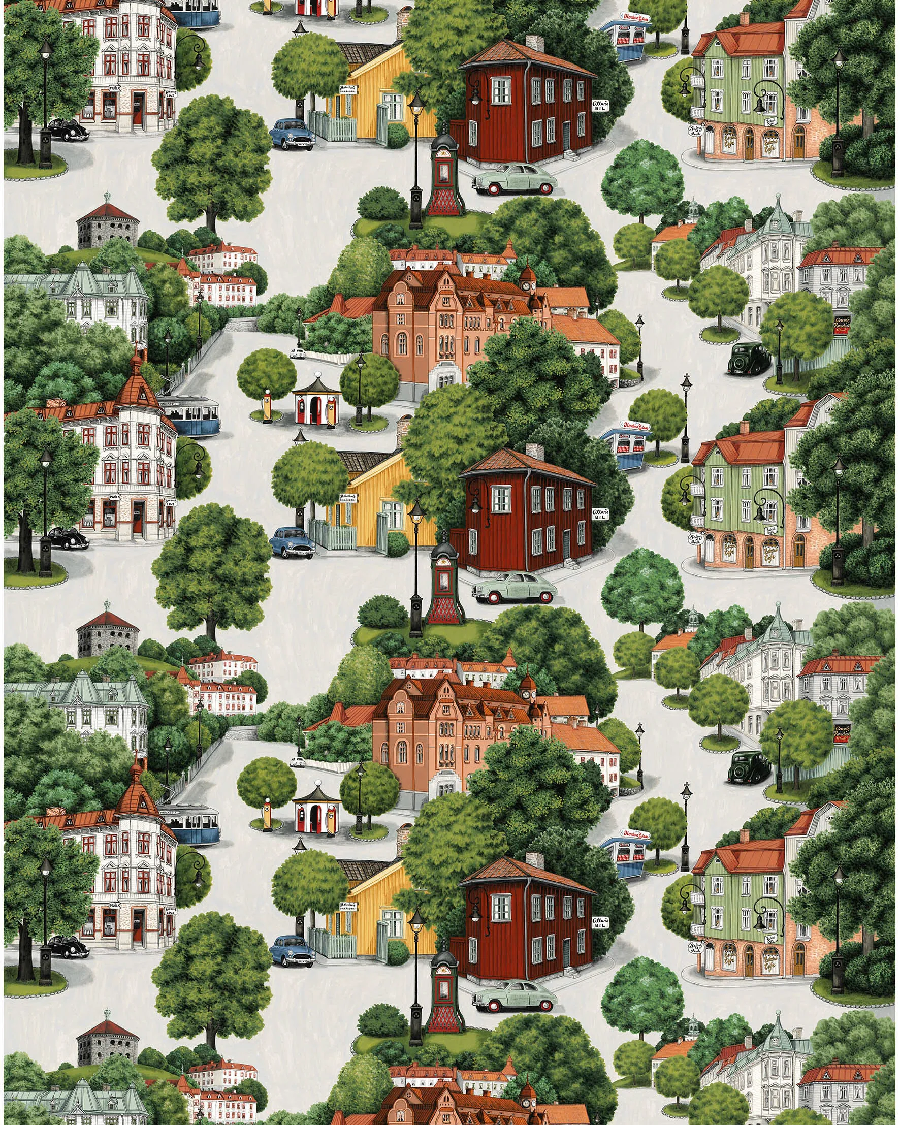 Arvidssons Textil Tissu Sommarstad Vert