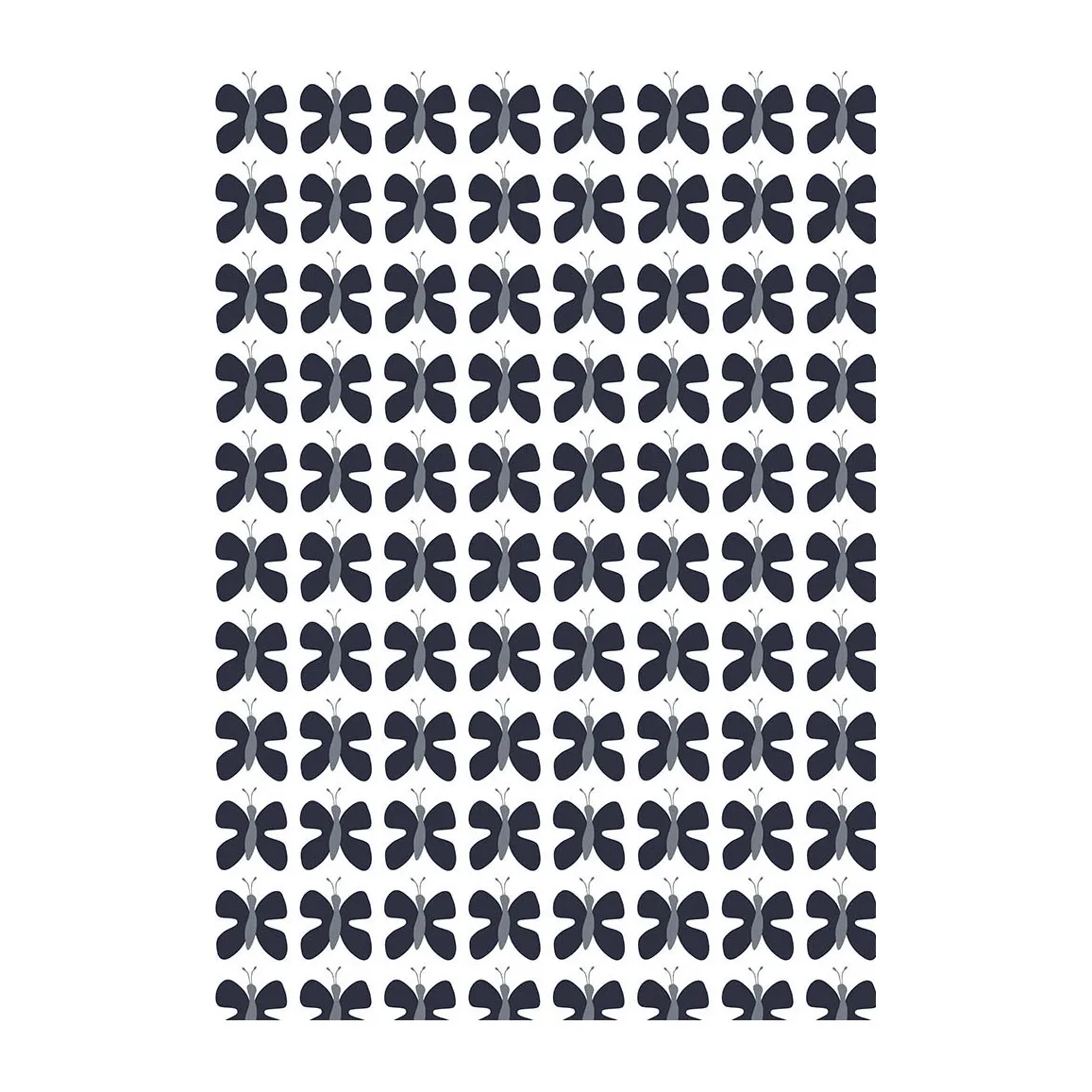 Arvidssons Textil Toile cirée Fjäril Mini Bleu