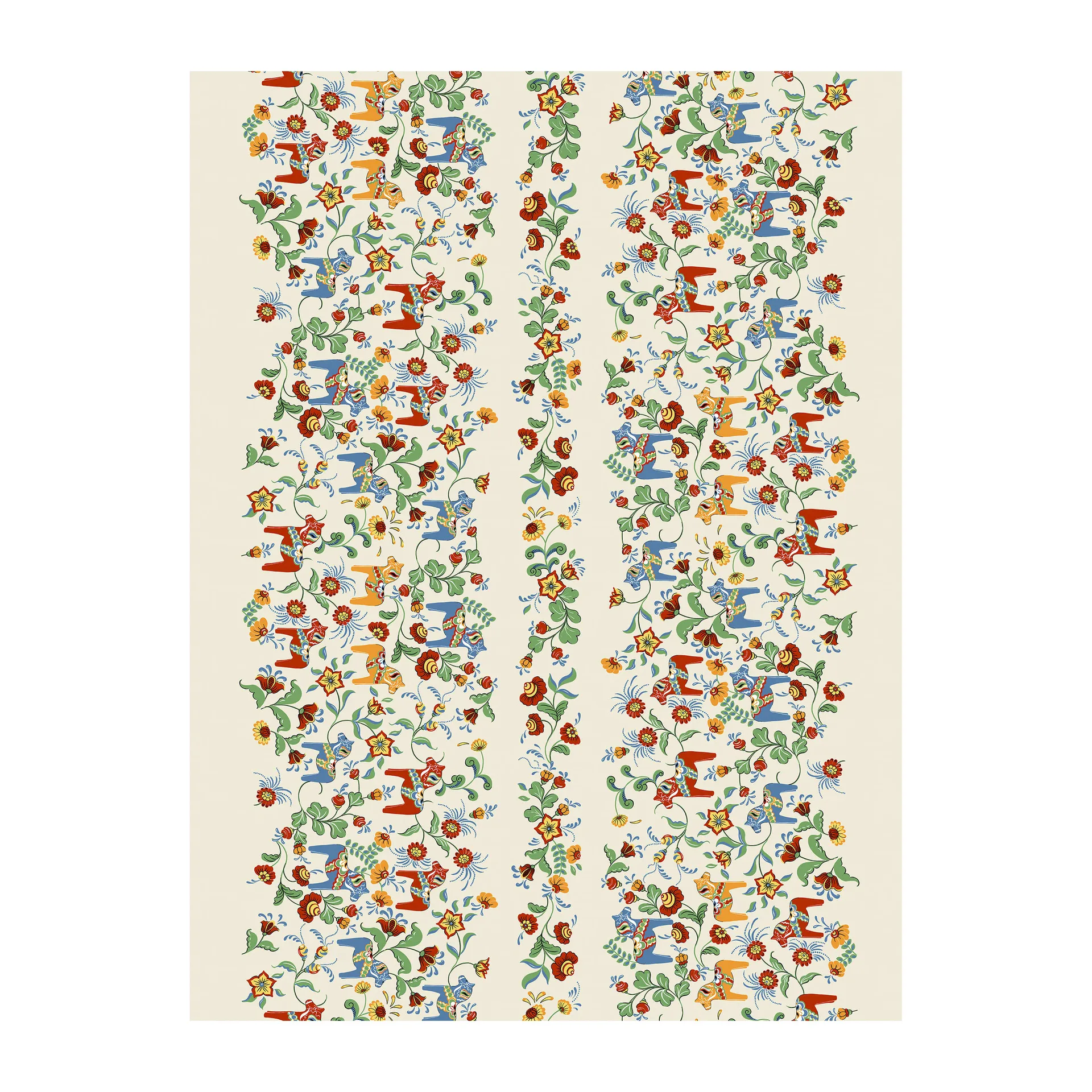 Arvidssons Textil Toile cirée Leksand Bård Beige