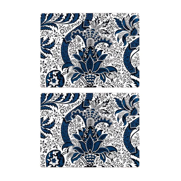Indian Indigo bordstablett 2-pack, 30x40 cm