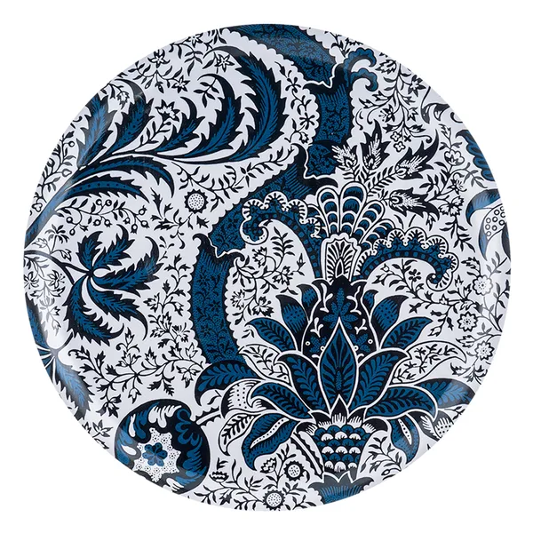 Indian Indigo bricka, Ø 38 cm