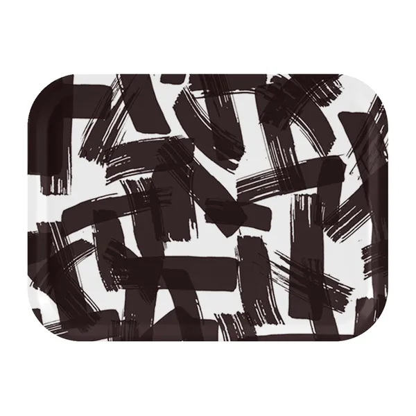 Kryss bricka 20x27 cm, Black