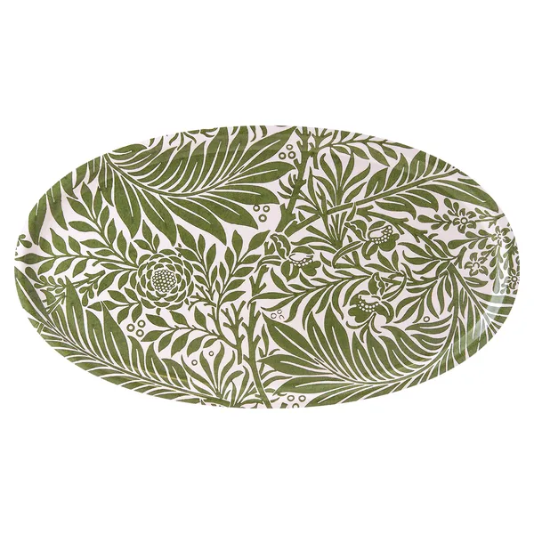 Larkspur oval bricka, 28x50 cm