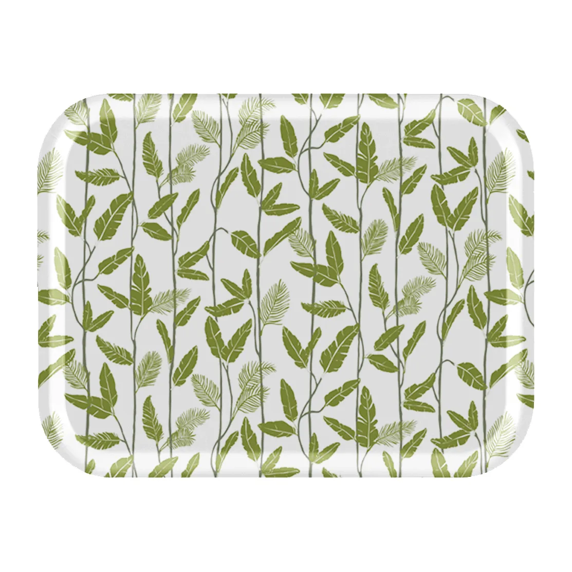 Åry Home Mougli Green bricka 28×36 cm Green-white