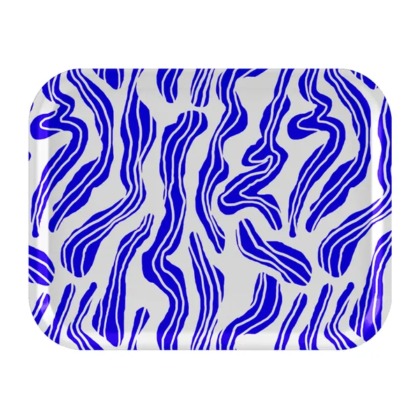 Sudd bricka 28x36 cm, Blue