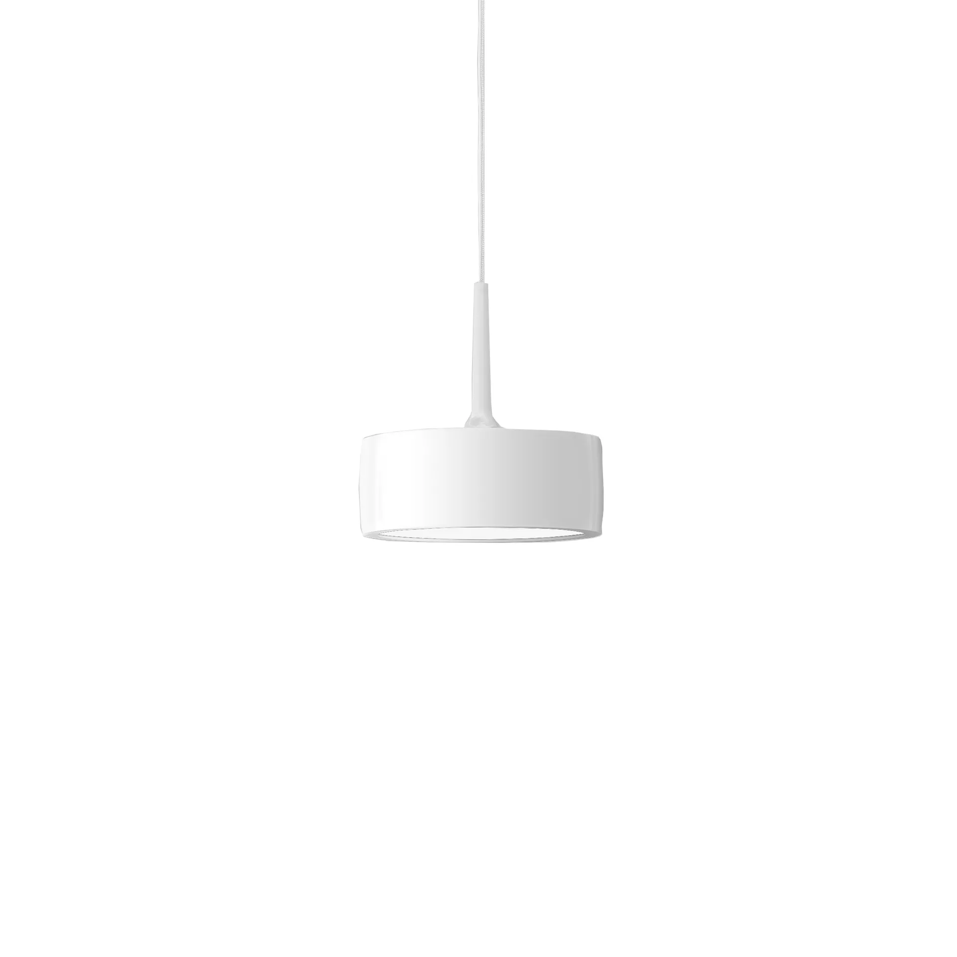 Ateljé Lyktan Riff Puck pendel hvid, large, LED