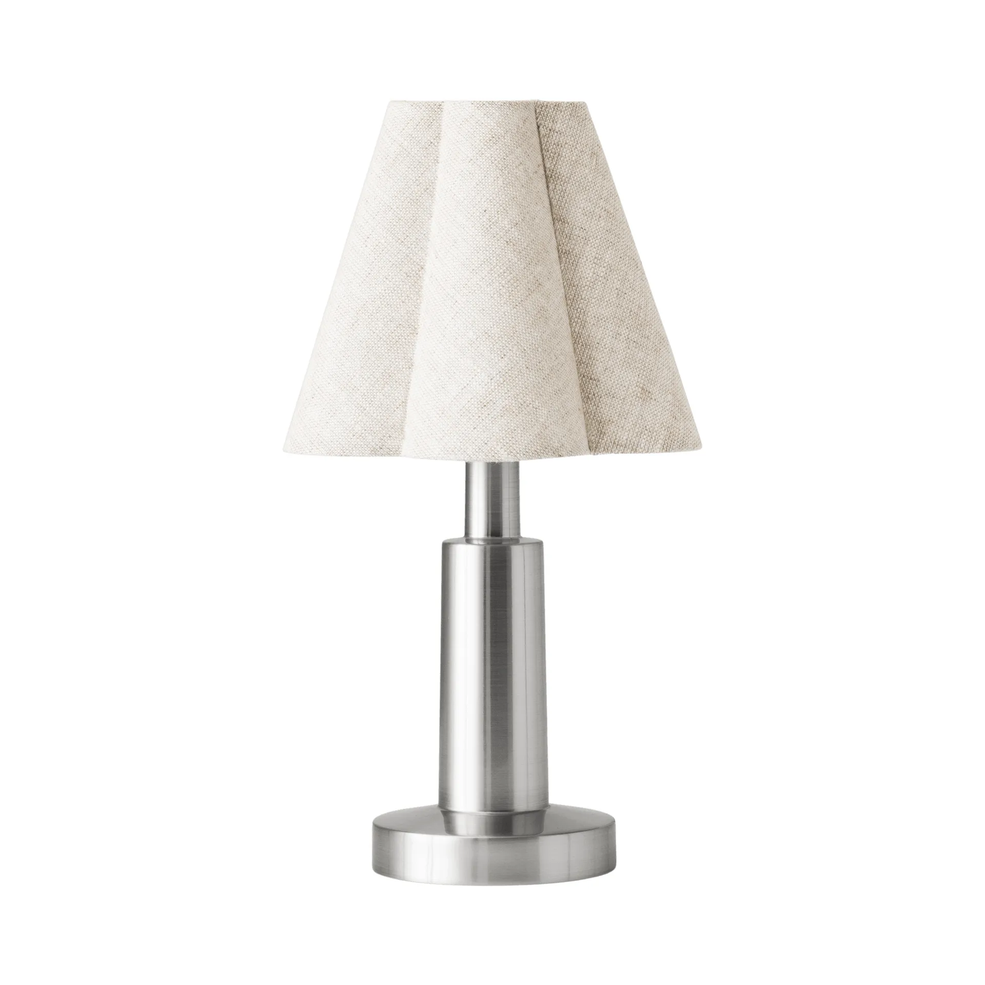 Audo Copenhagen Admiral kannettava pöytälamppu Chrome-linen, 27 cm