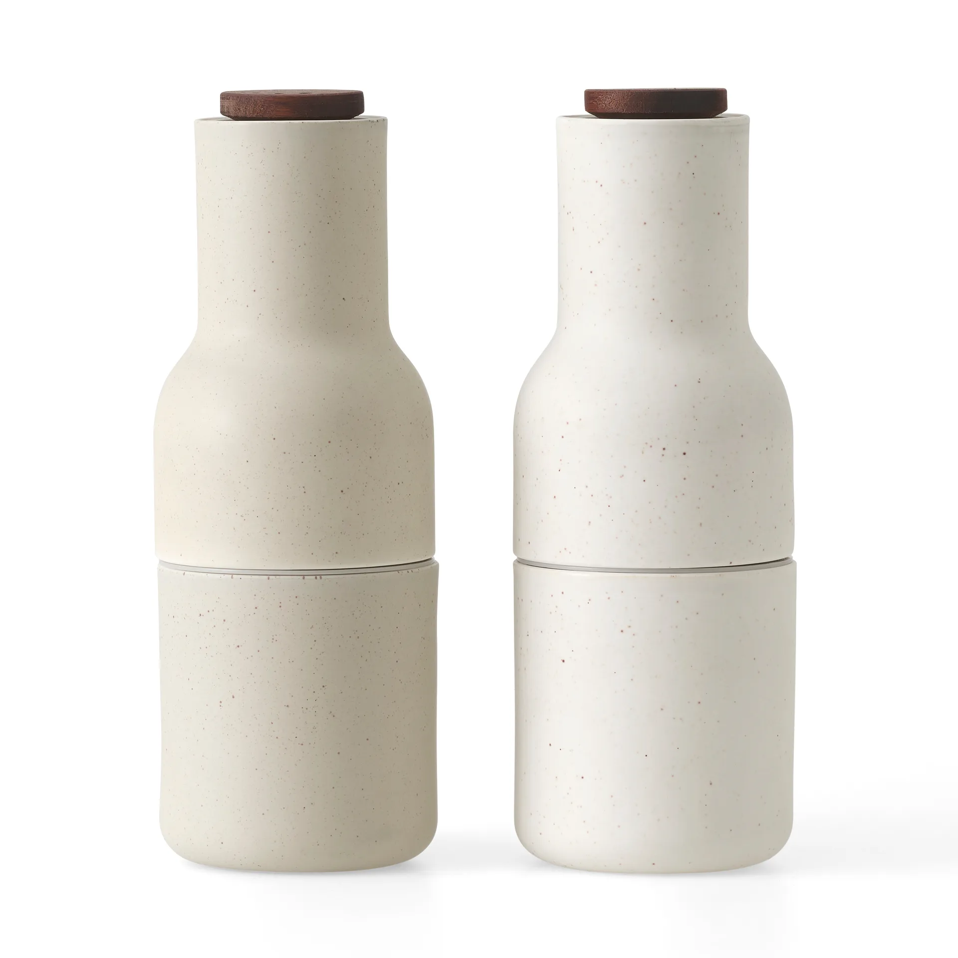Audo Copenhagen Bottle Grinder krydderikværn keramik 2-pak Sand (valnøddelåg)