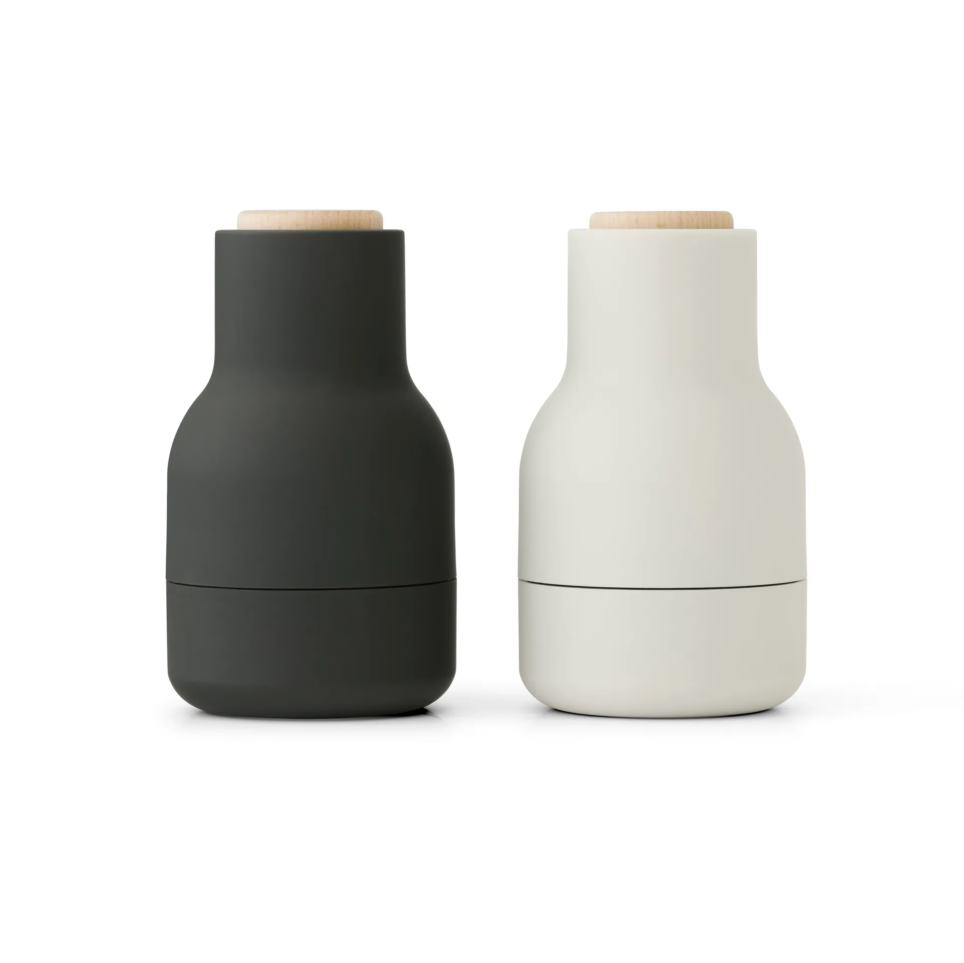 Audo Copenhagen Bottle Grinder krydderikværn Small 2-pak Ash/Carbon/Bøg
