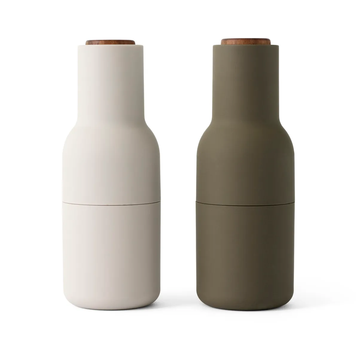 Audo CPH, Bottle Grinder 2-pak Large - Jagtgrøn, Beige / Valnød