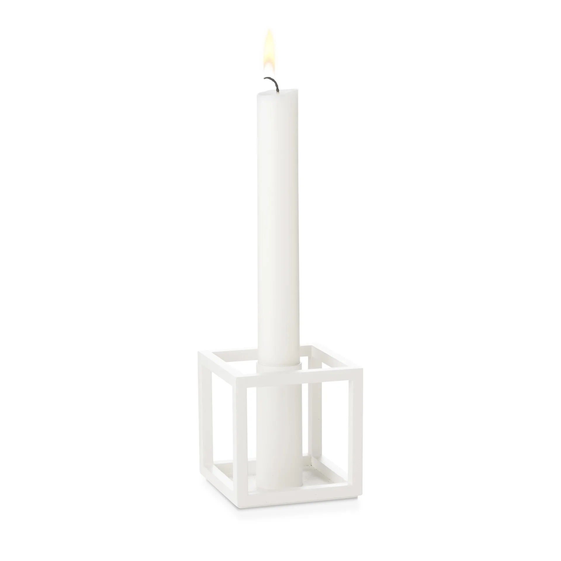 Audo Copenhagen Bougeoir Kubus 1 Blanc