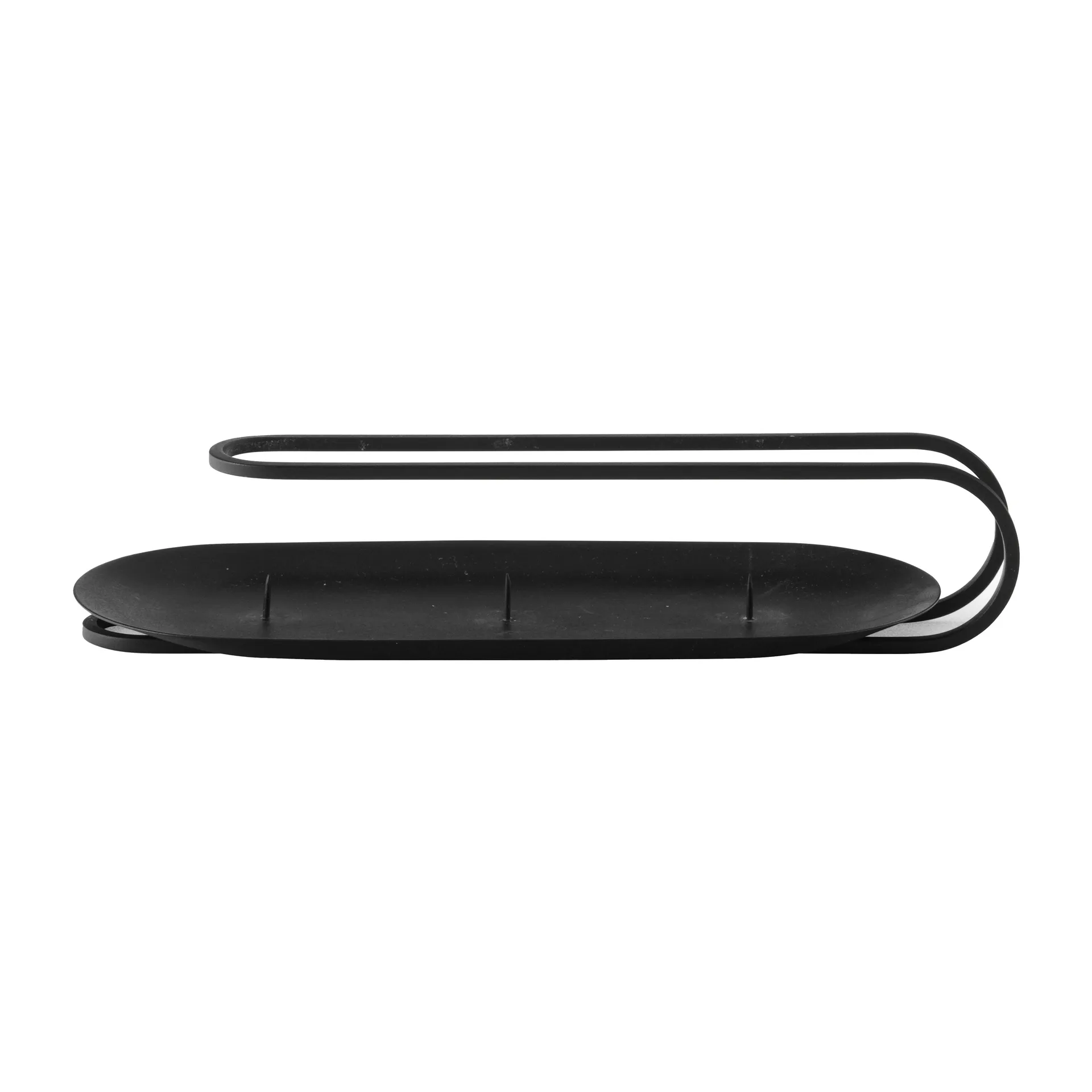Audo Copenhagen Bougeoir pour 3 bougies Clip 5 cm Noir