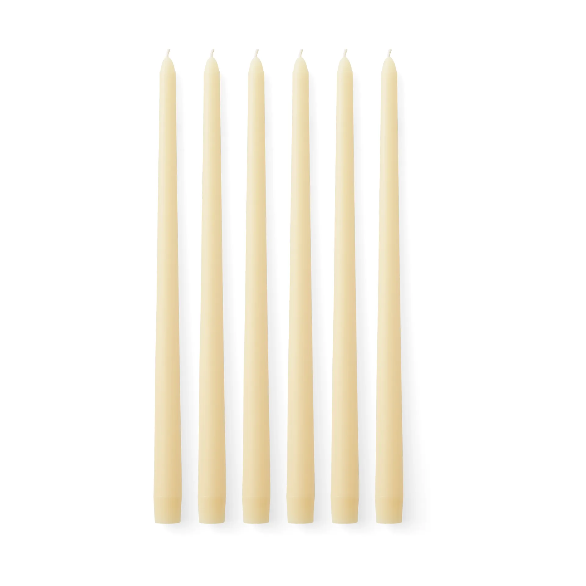 Audo Copenhagen Bougies Spire lot de 6 Ivory