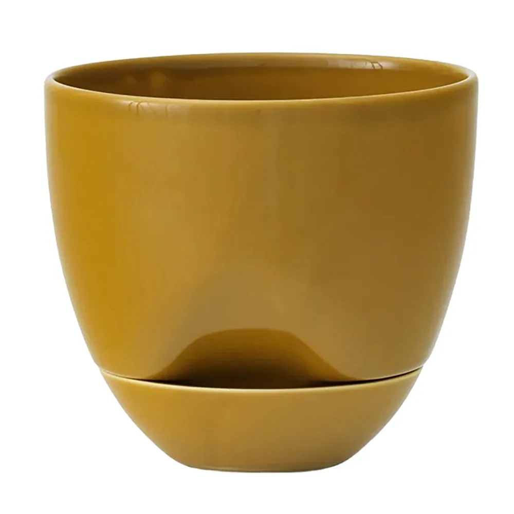 Audo Copenhagen Cache-pot Hydrous Ø Ochre