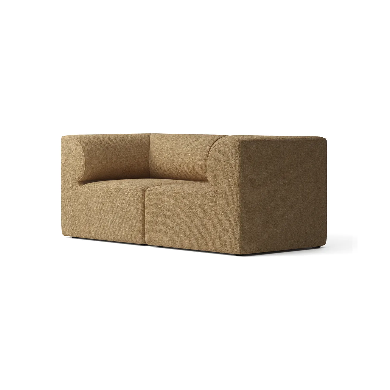 Audo Copenhagen Eave 86 canapé modulable configuration 1 Audo bouclé 06 (gold)