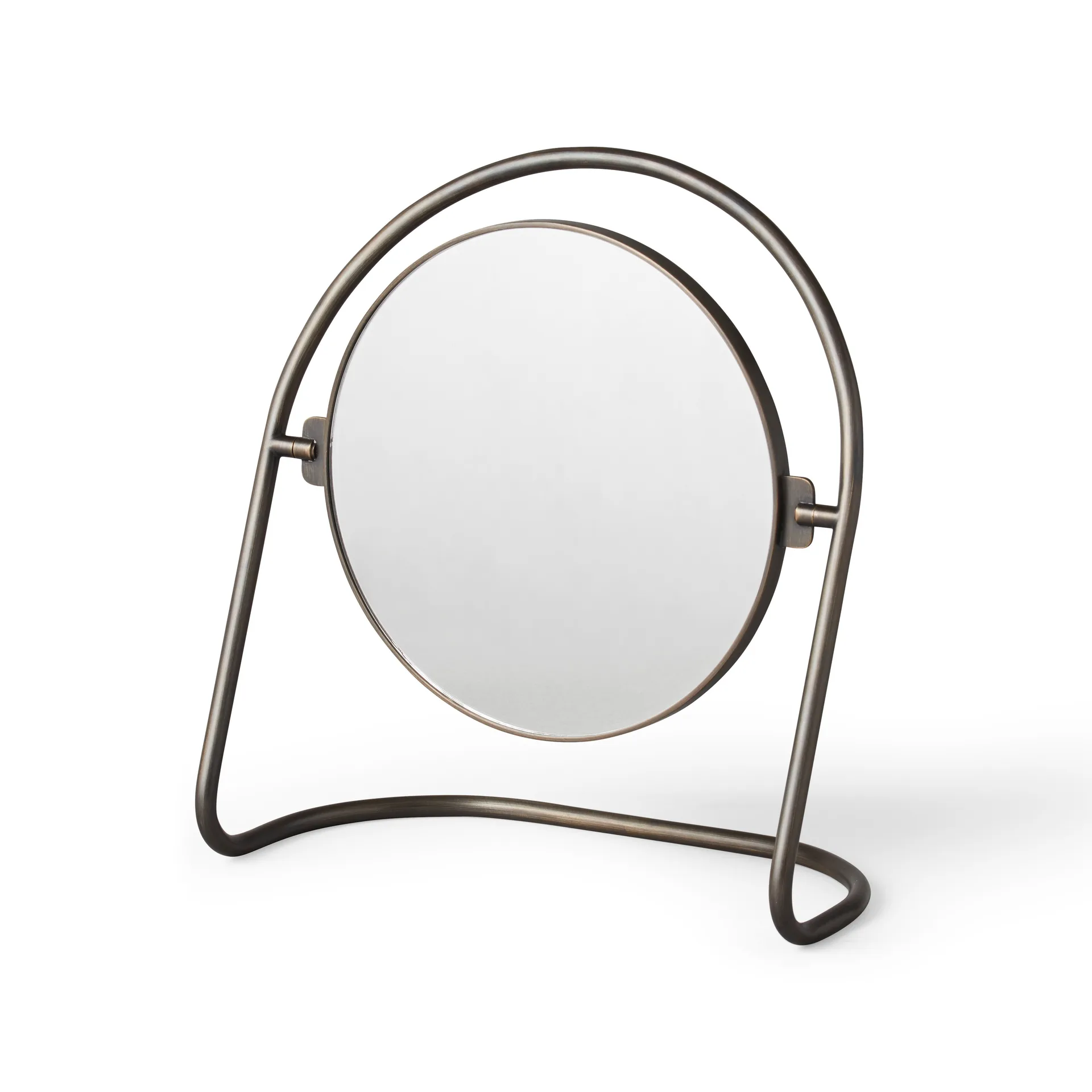 Audo Copenhagen Miroir de table Nimbus Laiton bronzé
