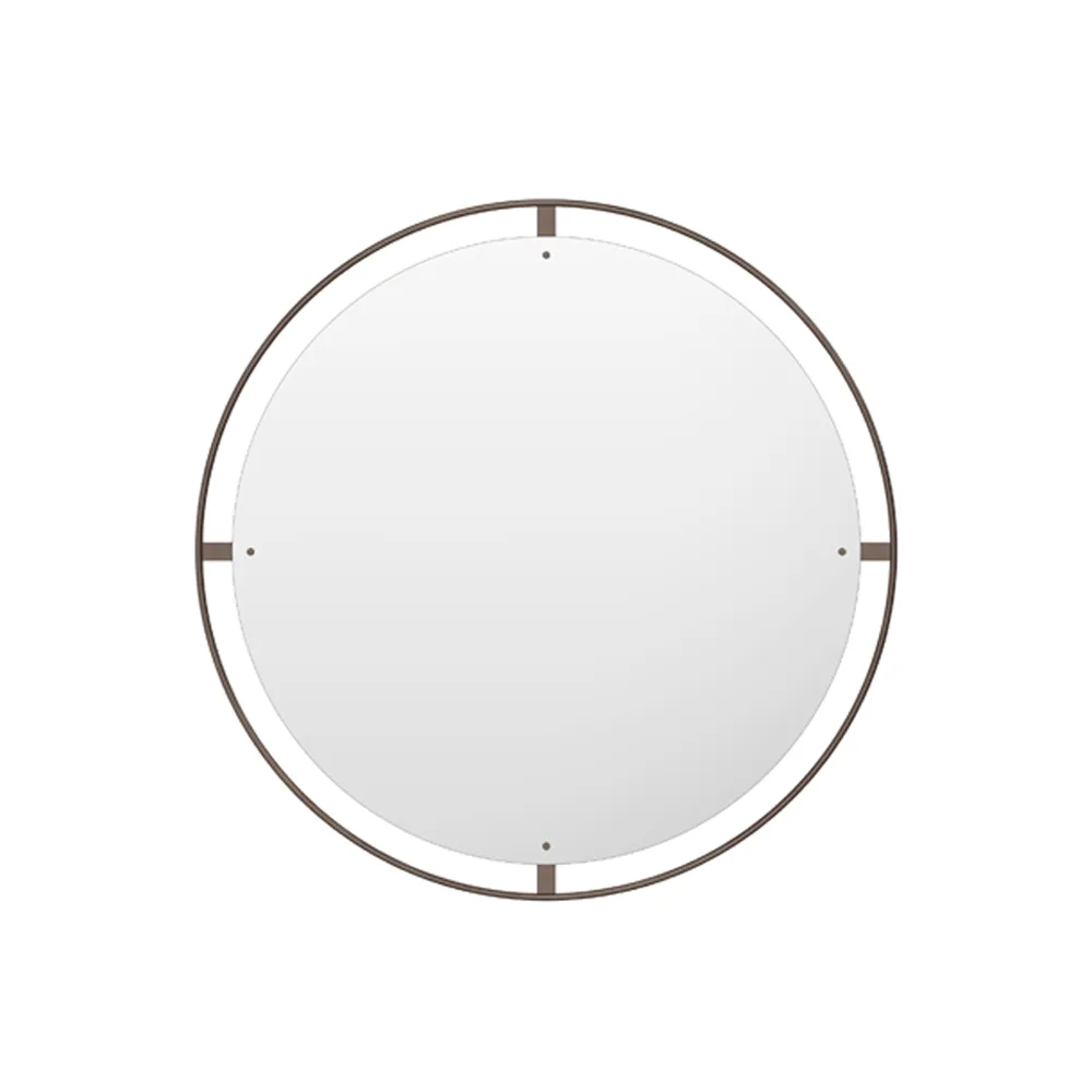 Audo Copenhagen Miroir Nimbus bronzed brass, ø 110