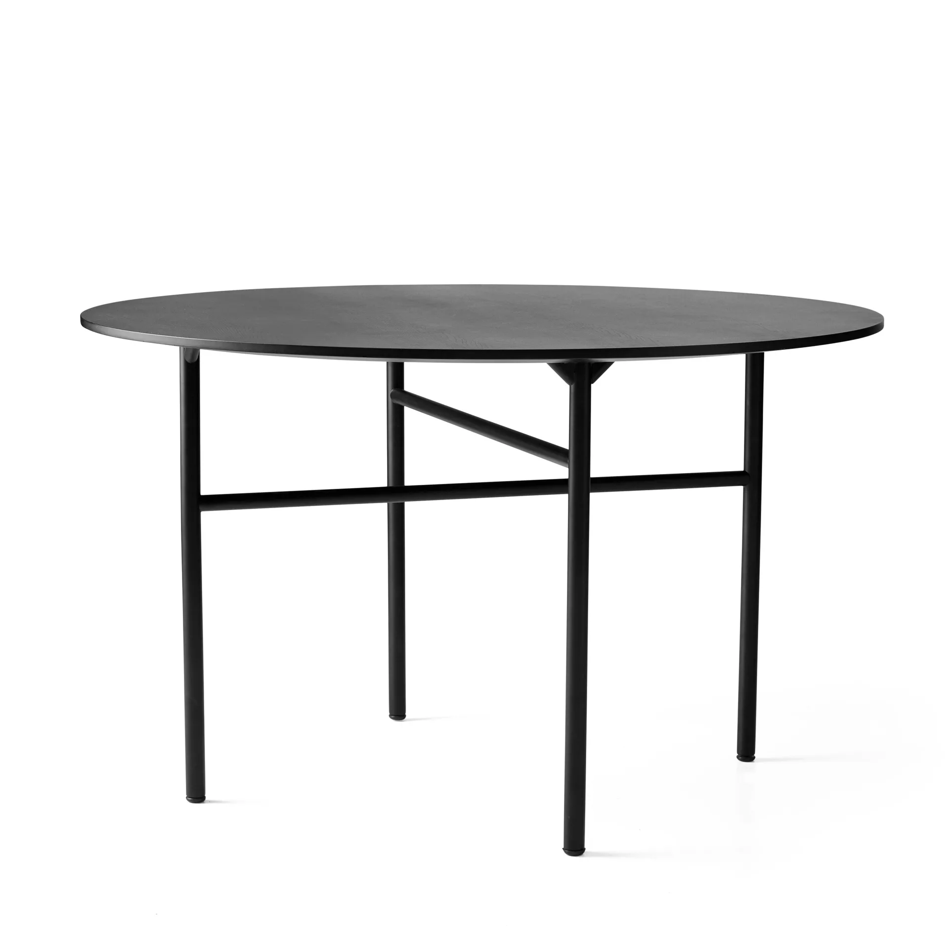 Audo Copenhagen Table ronde Snaregade Noir, Ø