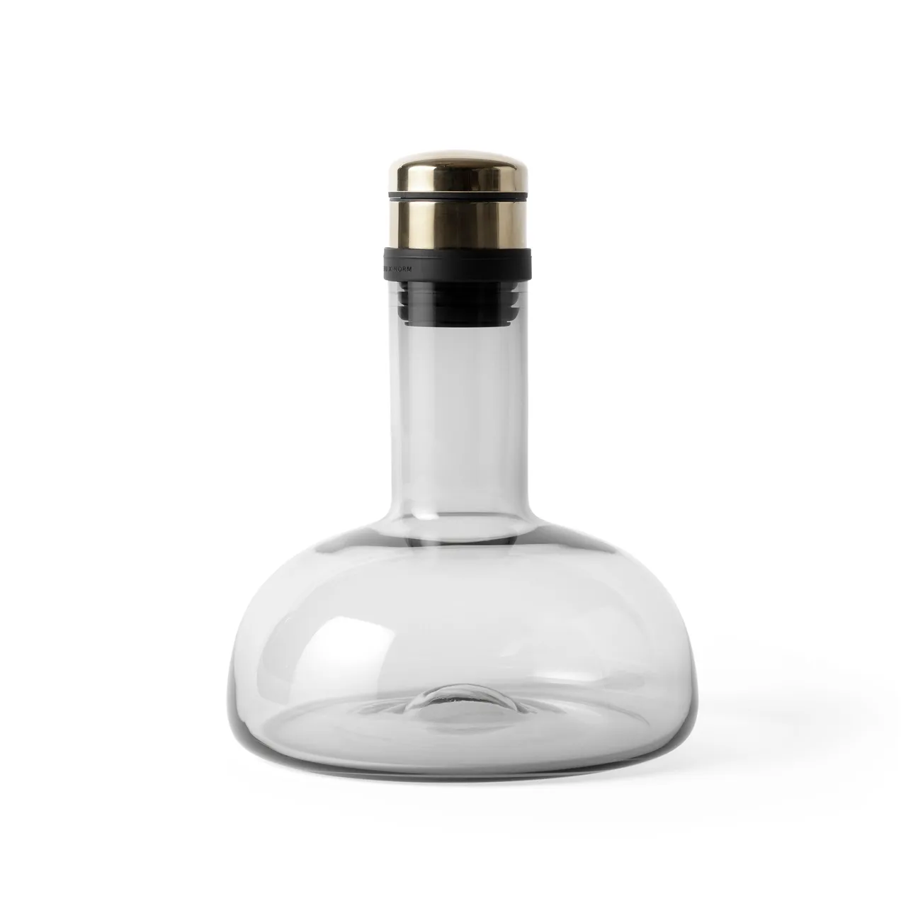Audo Copenhagen Wine breather deluxe røg, messing