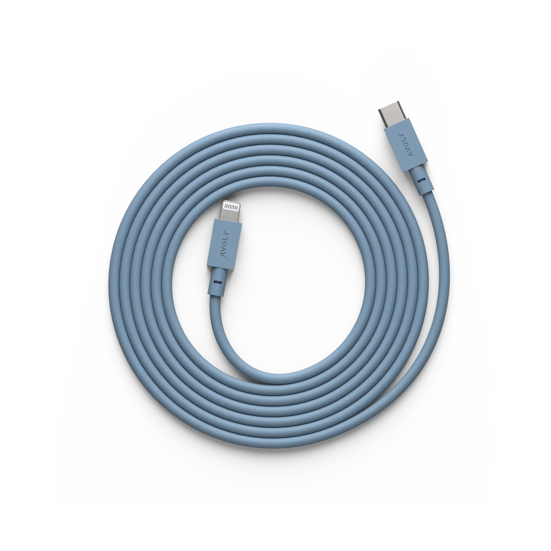 Avolt Cable 1 USB C vers Lightning câble de recharge 2m Shark Blue