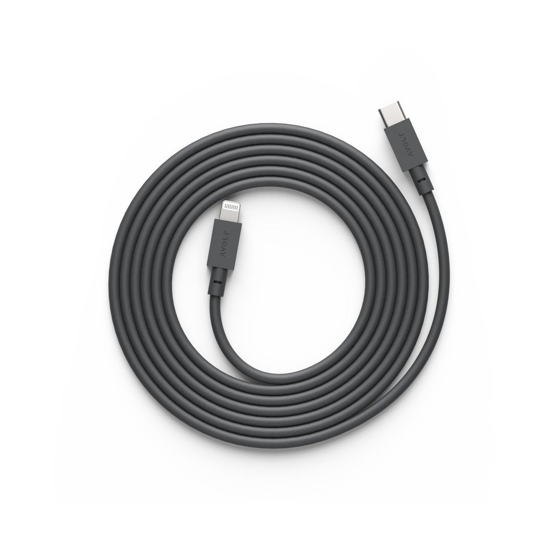 Avolt Cable 1 USB C vers Lightning câble de recharge 2m Stockholm Black