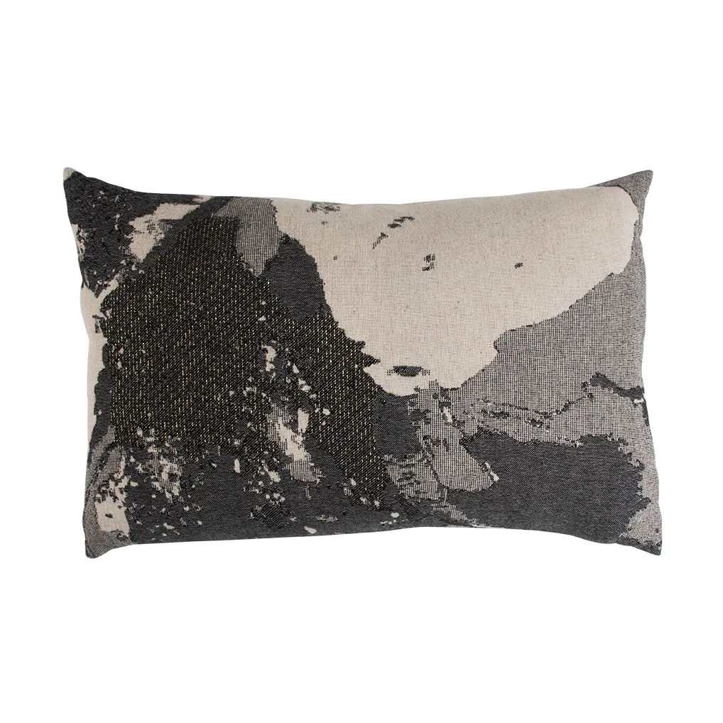 AYTM Coussin Floreo cm Noir-beige