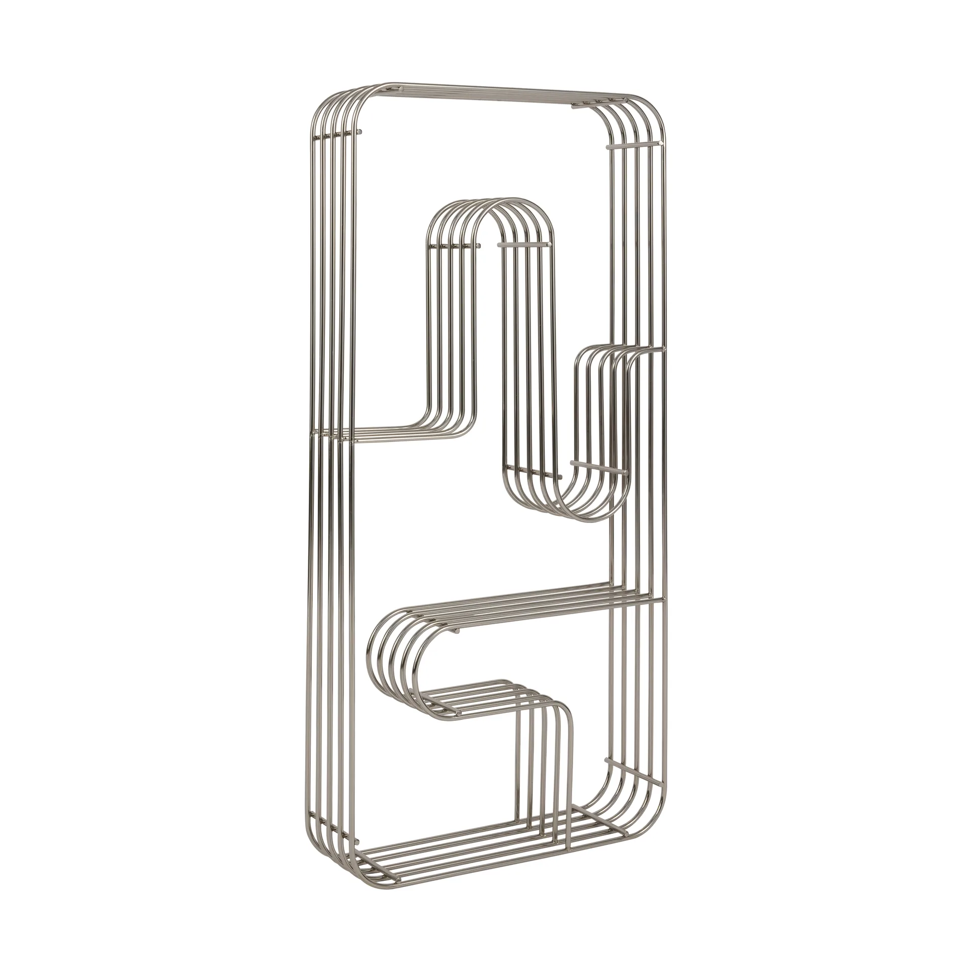 AYTM Étagère murale Curva rectangulaire Argent
