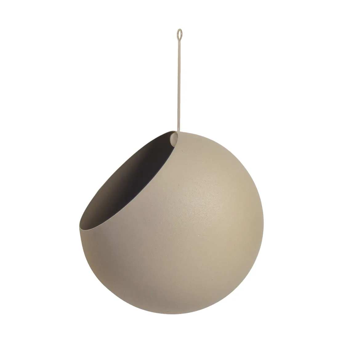 AYTM GLOBE h&auml;ngande kruka &Oslash;21 cm h32 cm Taupe