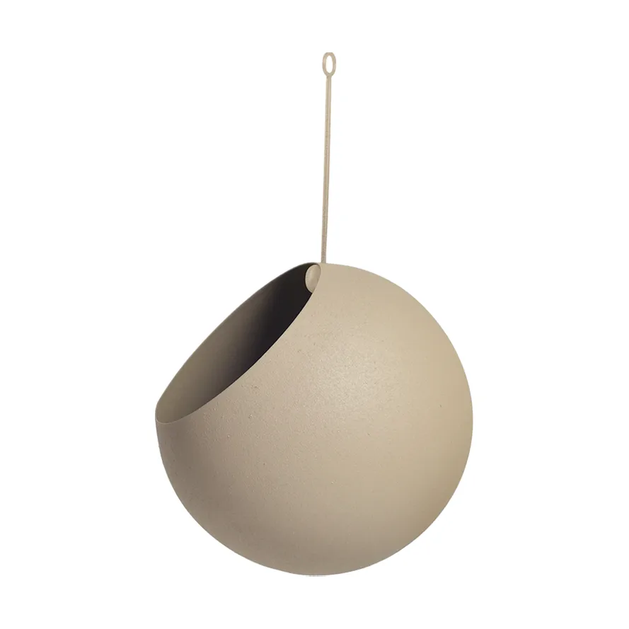 AYTM GLOBE hængende krukke Ø17 cm h28 cm Taupe