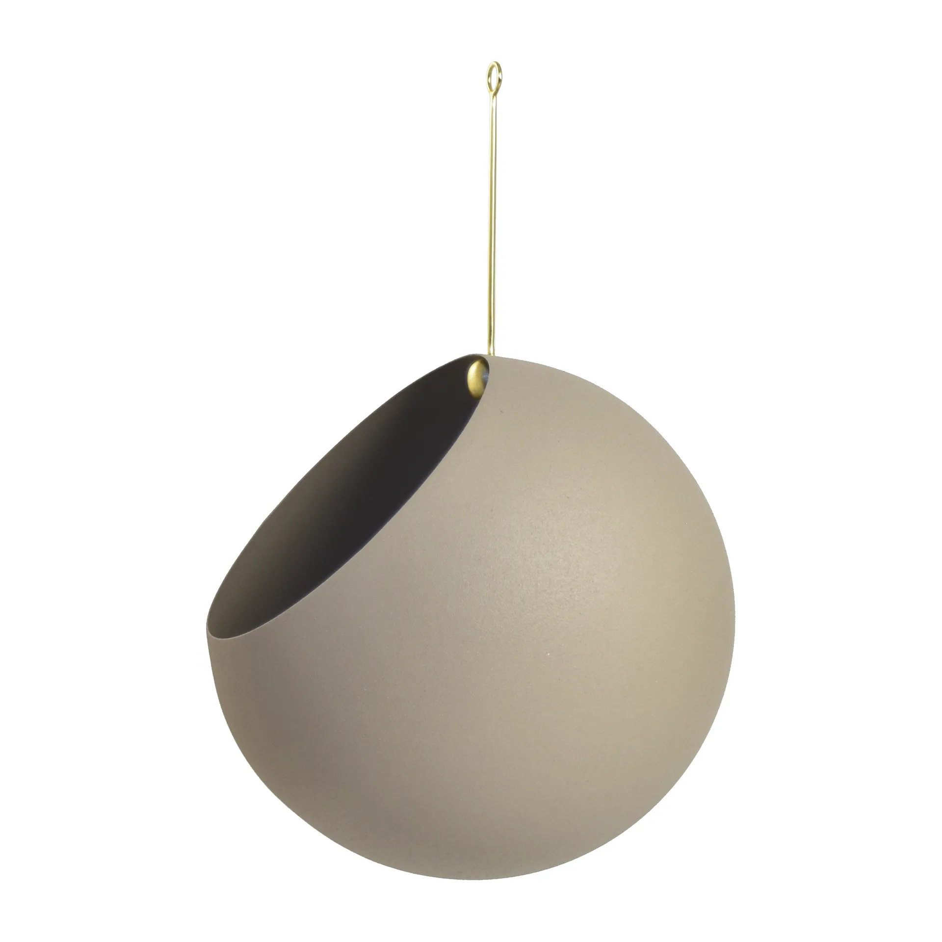 AYTM GLOBE hængende krukke Ø21 cm h32 cm Taupe billede