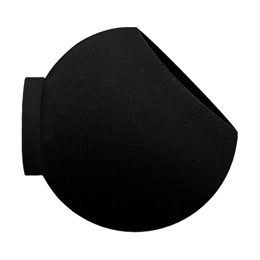 AYTM Globe urtepotte væg Ø21 cm Black