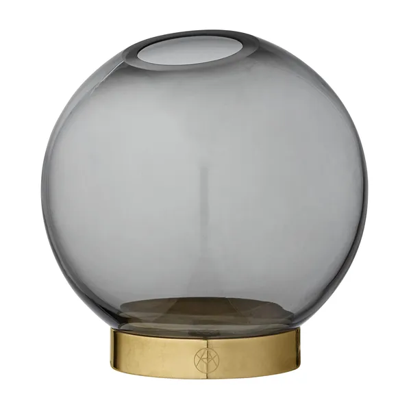 Globe vas small, svart