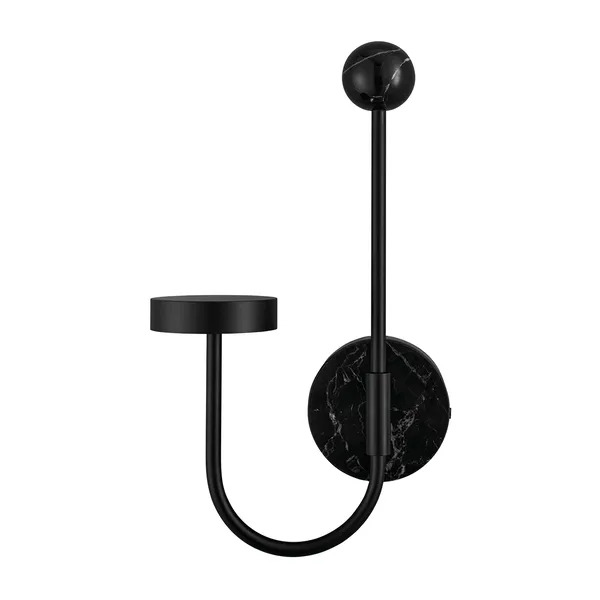 GRASIL vägglampa 30x54 cm, Black