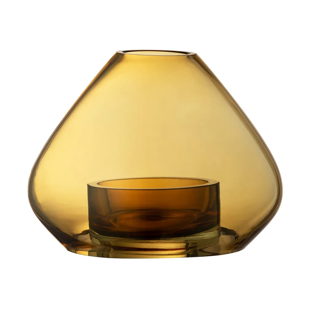 AYTM Lanterne-Vase Uno Ambre