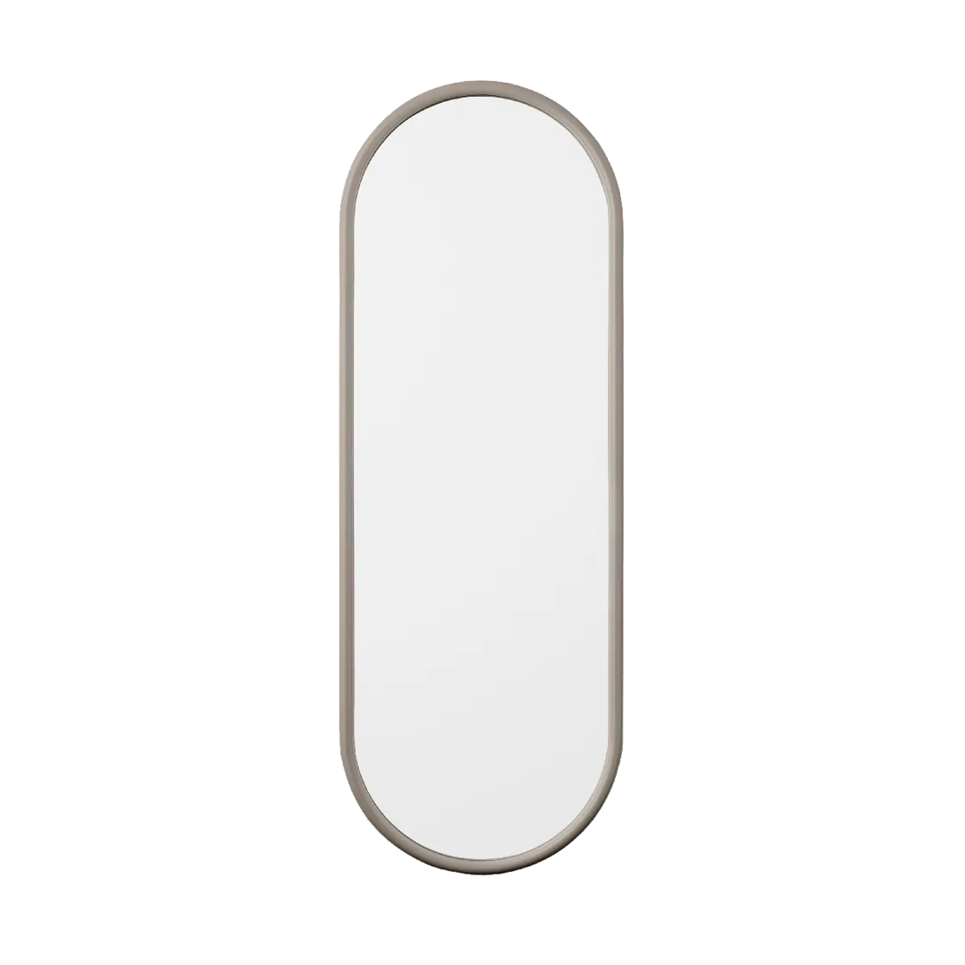 AYTM Miroir oval Angui Taupe